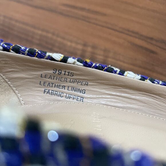 J. Crew Collection Etta Tweed Pumps Block Heels Size 7 - Picture 12 of 15